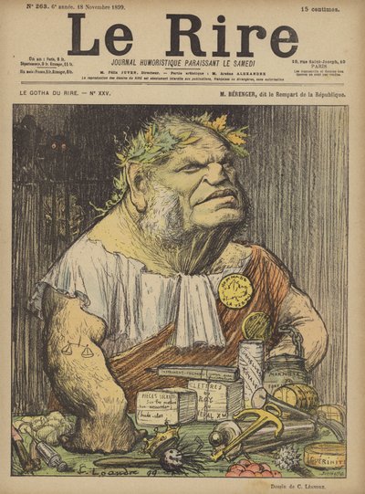 Bérenger, Illustration pour Le Rire - Charles Leandre