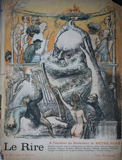 Centenaire de la naissance de Victor Hugo, illustration pour Le Rire - Charles Leandre