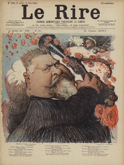Charles Dupuy, Illustration pour Le Rire - Charles Leandre