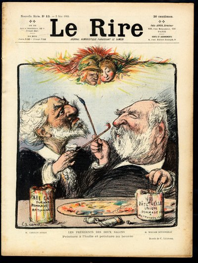 Couverture de "Le Rire", Satirique en couleurs - Charles Leandre