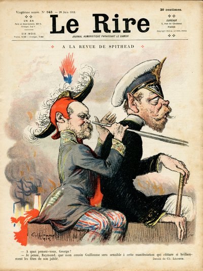 Couverture de "Le Rire", Satirique en Couleurs - Charles Leandre