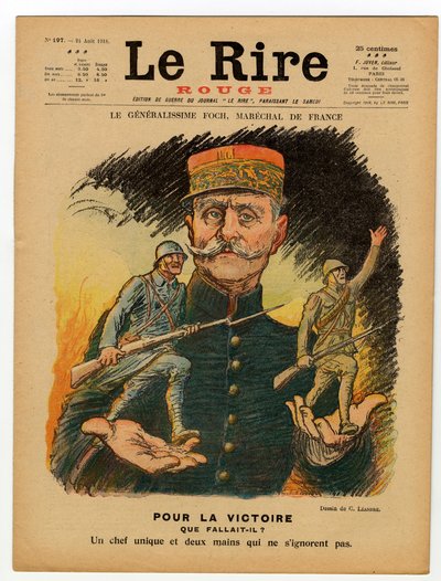 Couverture de « Le Lire rouge », Satirique en Couleurs - Charles Leandre
