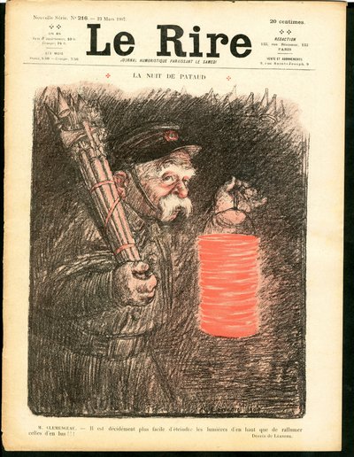 Couverture de "Le Rire", Satirique en Couleurs - Charles Leandre