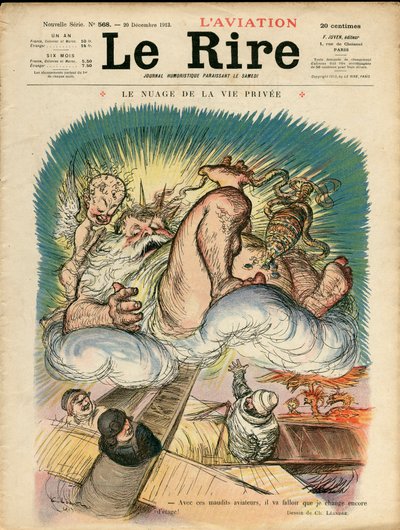 Couverture de "Le Rire", satirique en couleurs - Charles Leandre