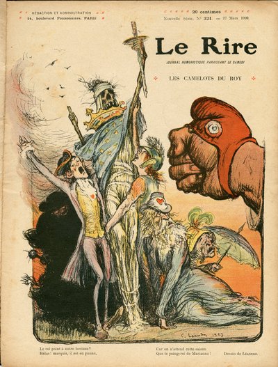 Couverture de Le Rire, numéro 321, Satirique en Couleurs - Charles Leandre