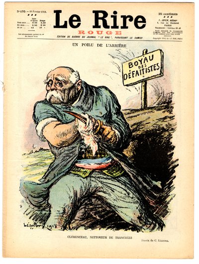 Couverture de The Red Laughter, Satirique en couleurs - Charles Leandre