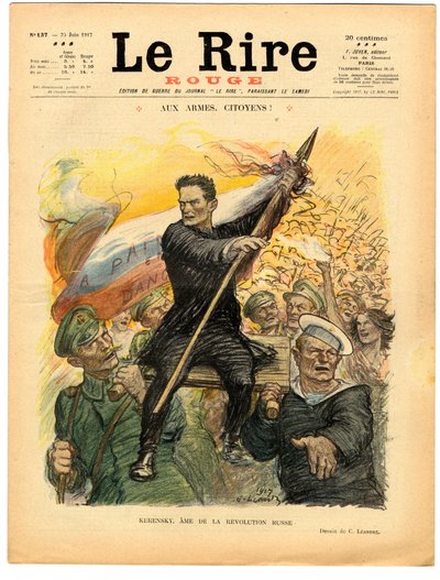 Couverture de « Le Rire Rouge », Satirique en couleurs - Charles Leandre