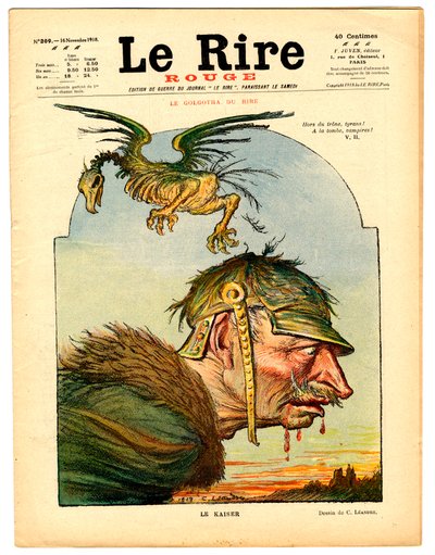 Couverture de "Le Rire rouge", Satirique en Couleurs - Charles Leandre