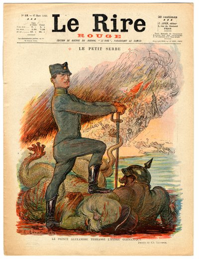 Couverture de "Le Rire rouge", Satirique en Couleurs - Charles Leandre