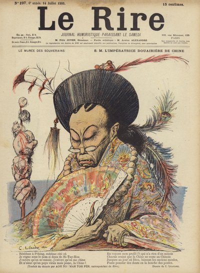 Impératrice douairière de Chine - Charles Leandre