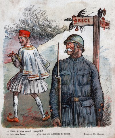 Grèce : Première Guerre mondiale - Charles Leandre