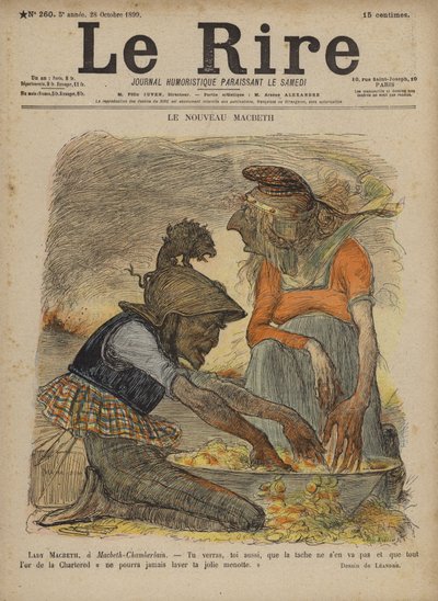 Illustration pour Le Rire - Charles Leandre