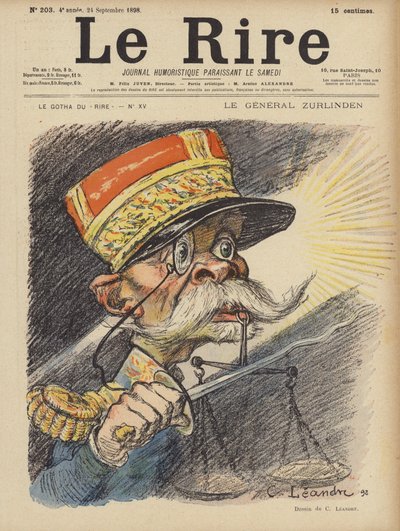 Illustration pour Le Rire - Charles Leandre