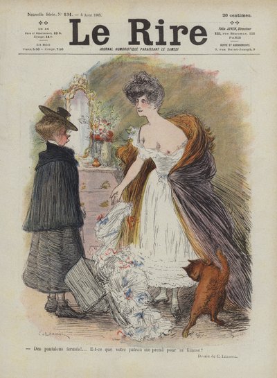 Illustration pour Le Rire - Charles Leandre