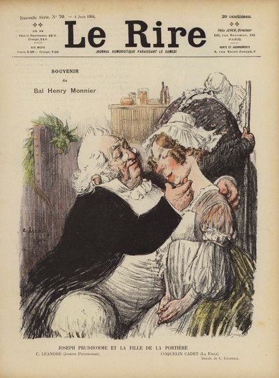 Illustration pour Le Rire - Charles Leandre