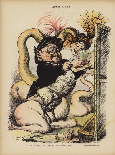 Illustration pour Le Rire - Charles Leandre