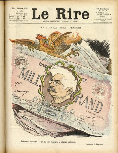 Illustration de Charles Léandre (1862-1934) pour la couverture de Le Rire - Charles Leandre
