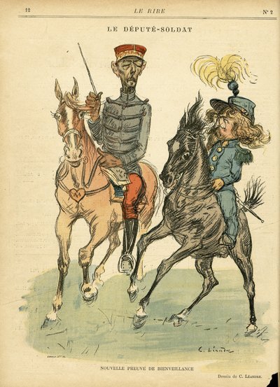 Illustration de Charles Léandre (1862-1934) dans Le Rire - Charles Leandre