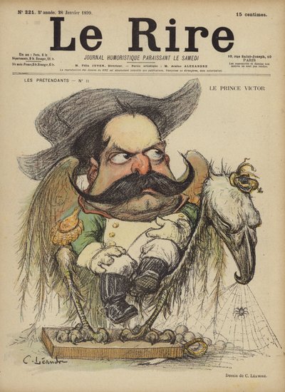 Le Prince Victor, Illustration pour Le Rire - Charles Leandre
