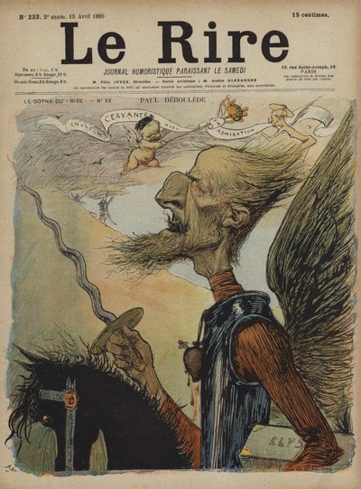 Paul Déroulède, Illustration pour Le Rire - Charles Leandre