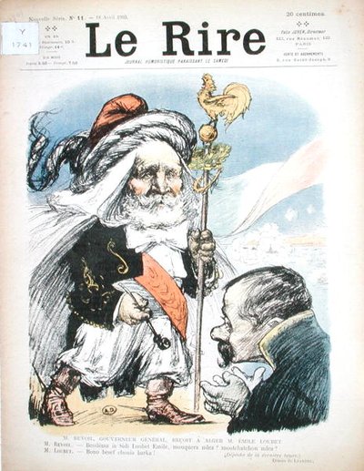 Réception du Président Émile Loubet (1838-1929) par le Gouverneur Général de l