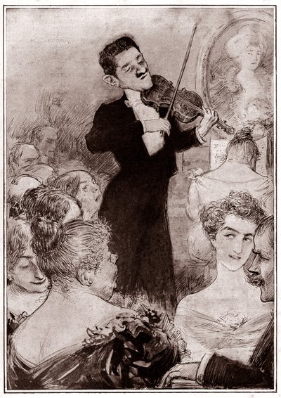 Violoniste jouant lors d
