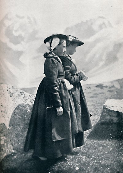 Deux femmes suisses, 1912 - Charles Lefebure