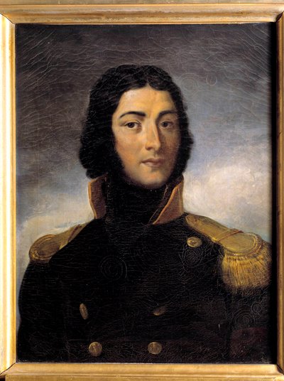 Portrait du Général Louis Lazare Hoche (1768-1797) en uniforme de capitaine en 1792 - Charles Lefebvre