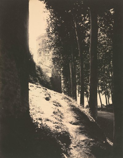 Autun, Tour des Ursulines, vers 1860 - Charles Lenormand
