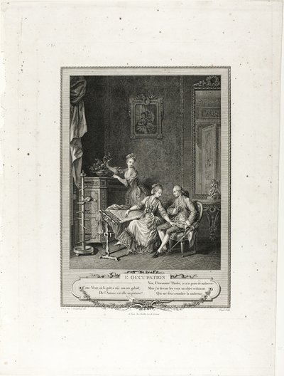 The Occupation, from Monument du Costume Physique et Moral de la fin du Dix-huitième siècle - Charles Louis Lingée