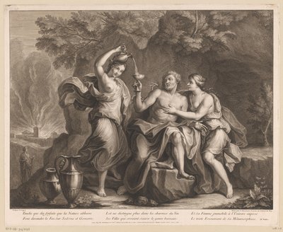Loth et ses filles - Charles Louis Simonneau
