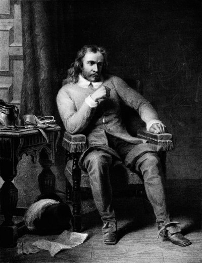 Cromwell résolvant de refuser la couronne, c. 1858, 1911 - Charles Lucy