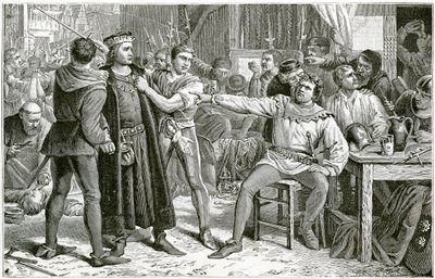 Lord Saye et Sele amené devant Jack Cade, 1896 - Charles Lucy