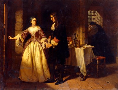 La séparation de Lord William et Lady Rachel Russell en 1683 - Charles Lucy