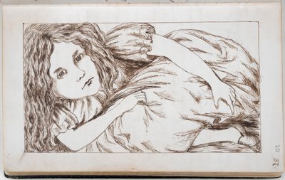 Alice dans la maison du Lapin Blanc, illustration de 