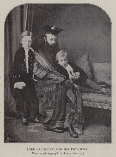 Lord Salisbury et ses deux fils - Charles Lutwidge Dodgson