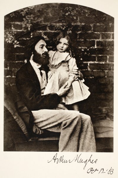 Arthur Hughes et sa Fille Agnes, 12 octobre 1863 - Charles Lutwidge Dodgson