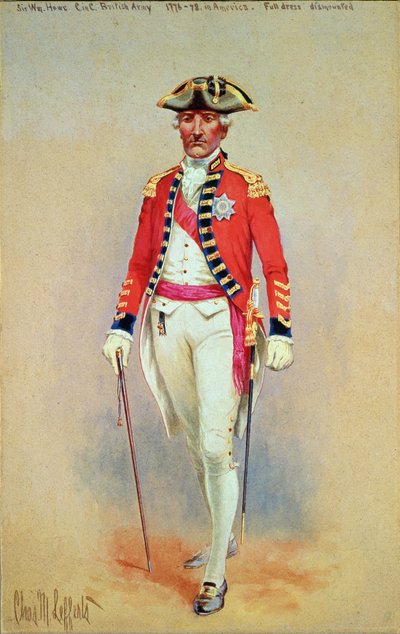 Sir William Howe, commandant en chef de l