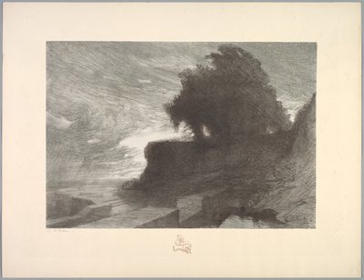 Suite de paysages : Paysage, Planche 4, Remarque, Serpent, 1892-1893 - Charles Marie Dulac
