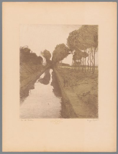 Deux promeneurs le long d