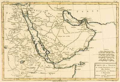 Arabie, le Golfe Persique et la Mer Rouge, avec l