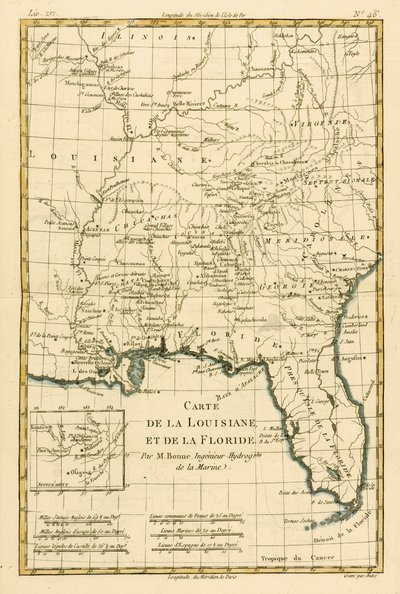 Louisiane et Floride, de 