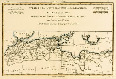 Afrique du Nord, y compris les royaumes de Tripoli, Tunis, Alger; Fez et Maroc, de l