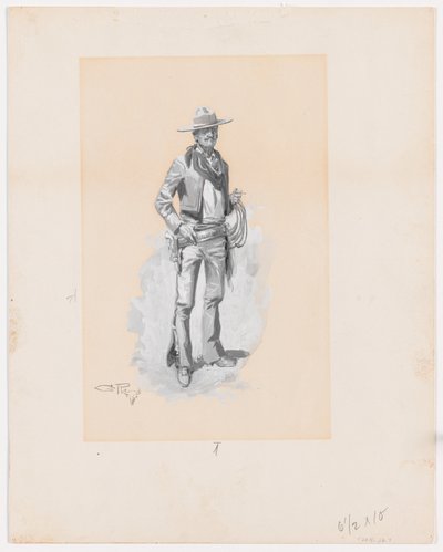 Blanco, pour Charles J. Steedman, Bucking the Sagebrush - Charles Marion Russell