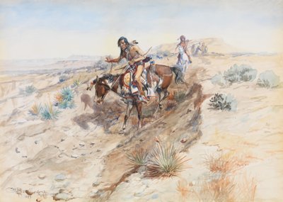 Braves indiens - Charles Marion Russell