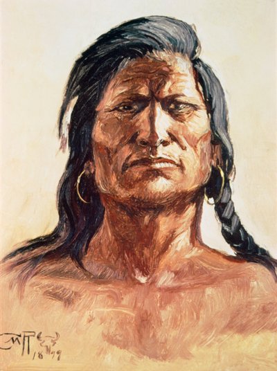 Membre de la tribu Shoshone - Charles Marion Russell