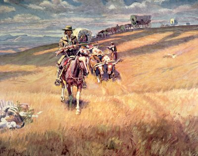 Quand les pistes de chariots étaient floues - Charles Marion Russell