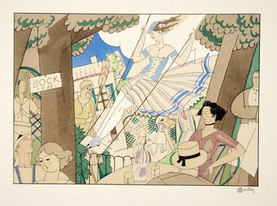 Balancoire, de Sports & Divertissements, pub. 1914 - Charles Martin
