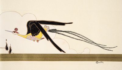 Oiseau de paradis, de La Mode en mil neuf cent douze. chez Marcelle Demay. pub. 1912 - Charles Martin