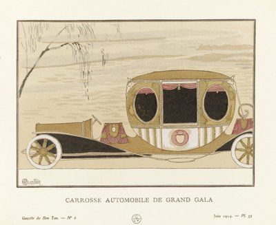 Carrosse automobile de grand gala, pub. 1914 - Charles Martin